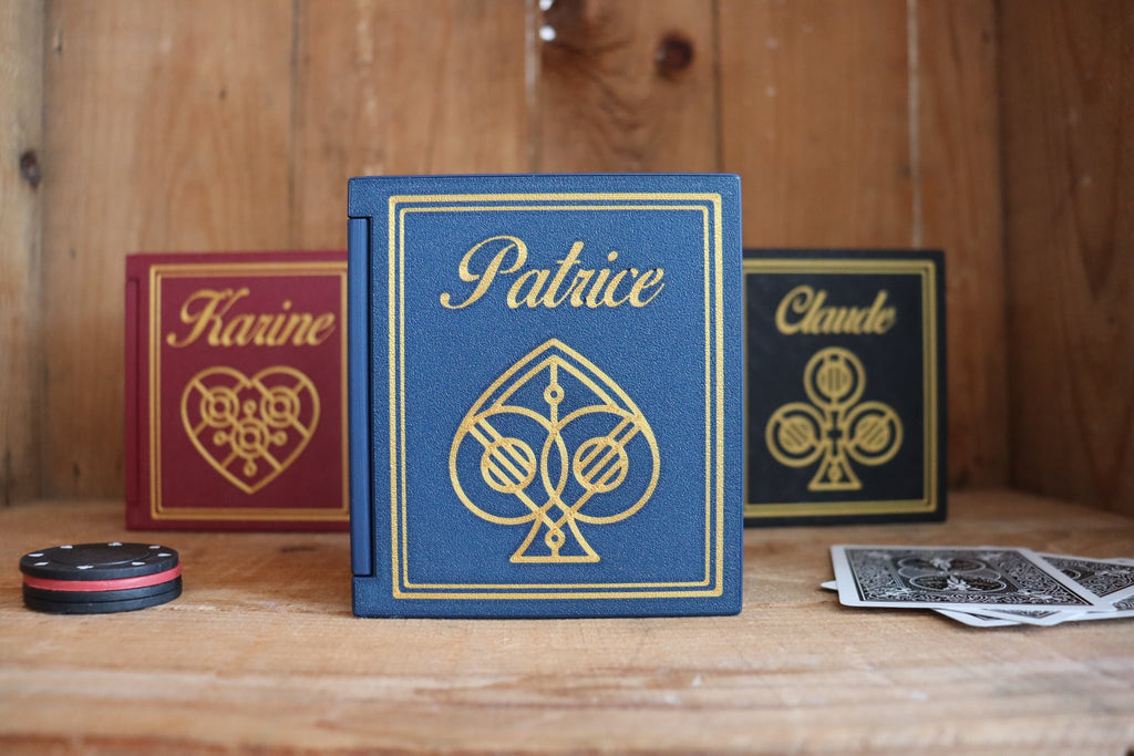 Coffret de luxe personnalisé pour un jeu de cartes