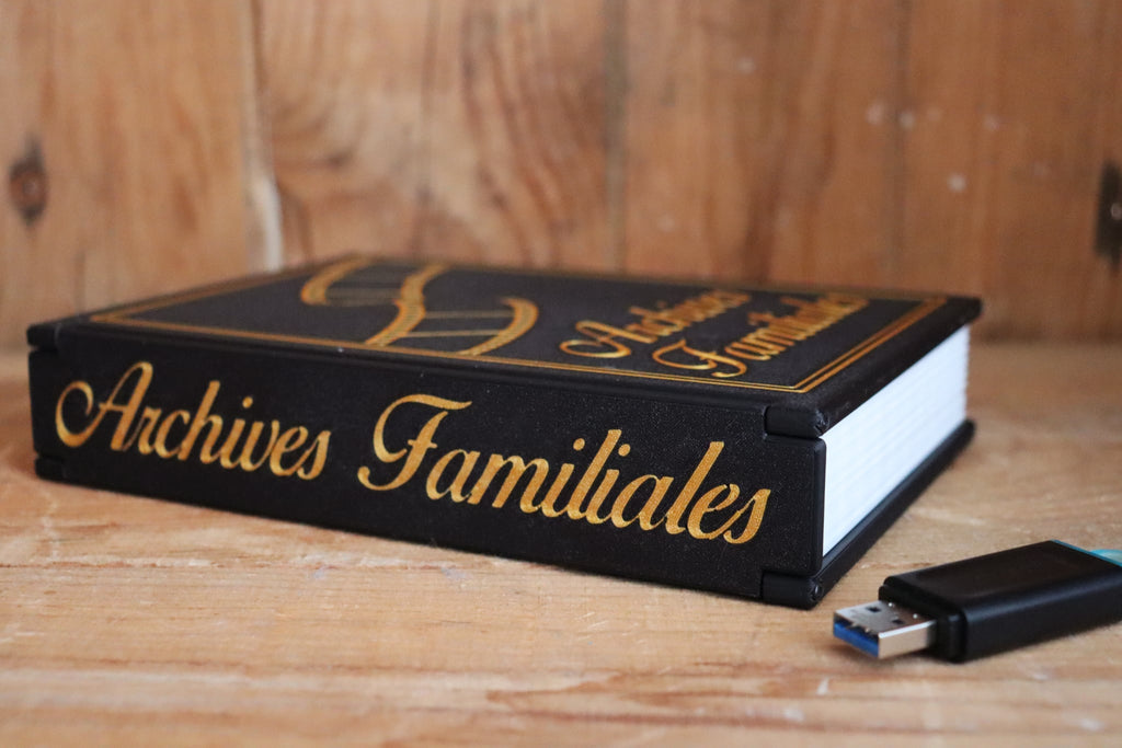Coffret 10 clés USB Archives familiales - NOIR