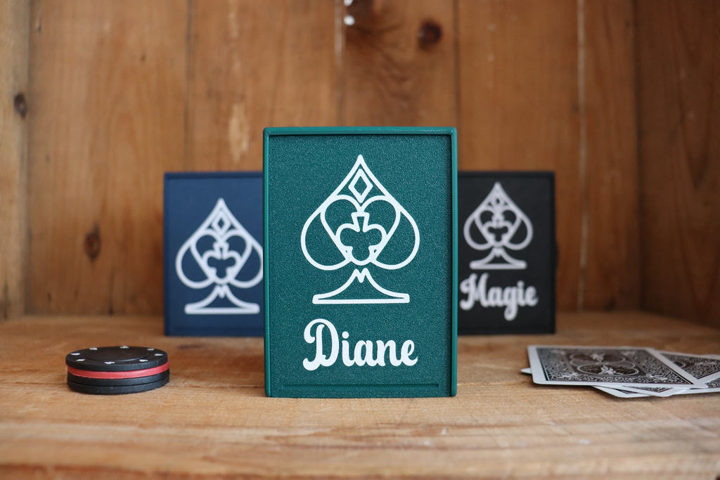 Coffret personnalisé pour jeu de cartes