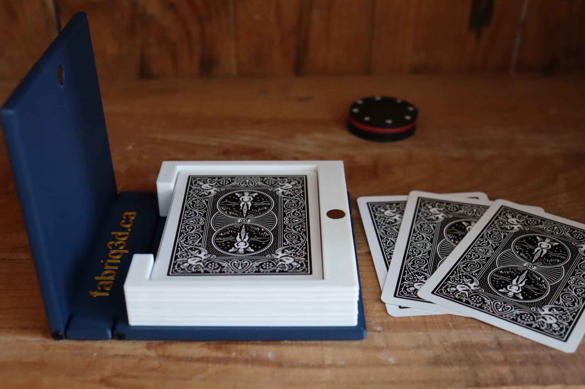 Coffret de luxe personnalisé pour un jeu de cartes