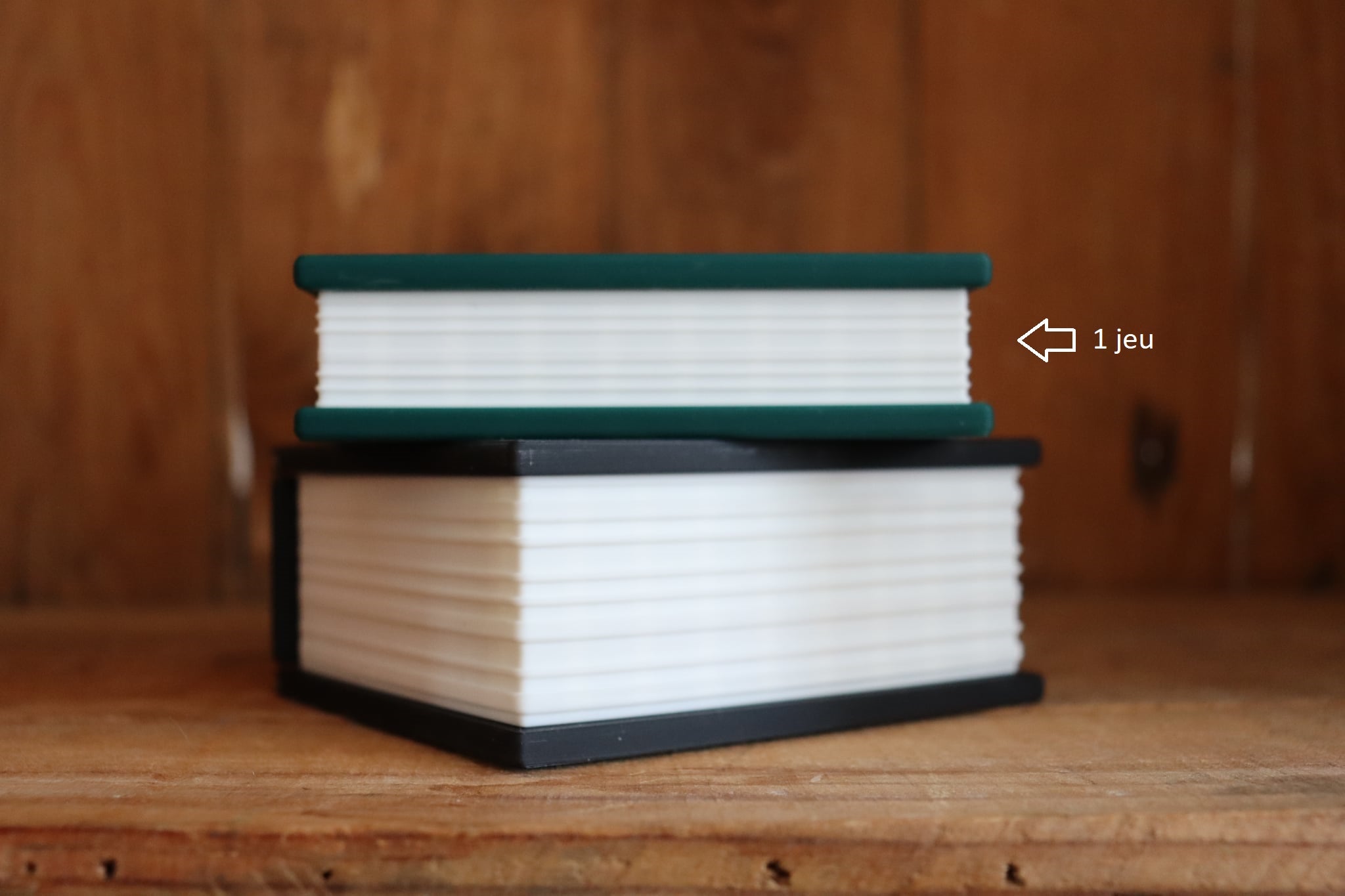 Coffret de luxe personnalisé pour un jeu de cartes