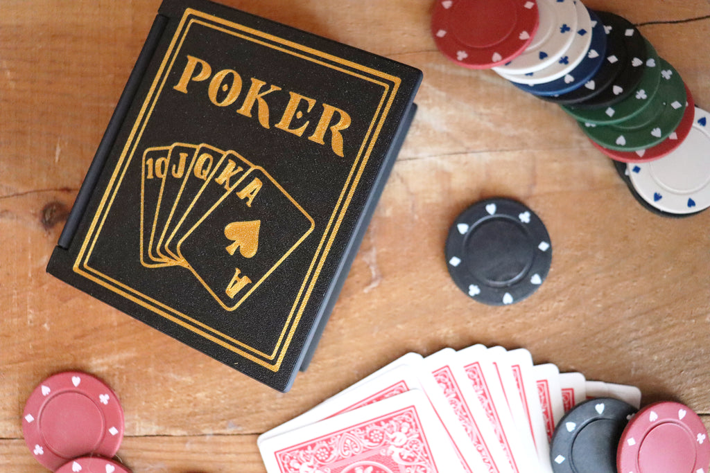 Coffret de luxe pour jeu de cartes Poker