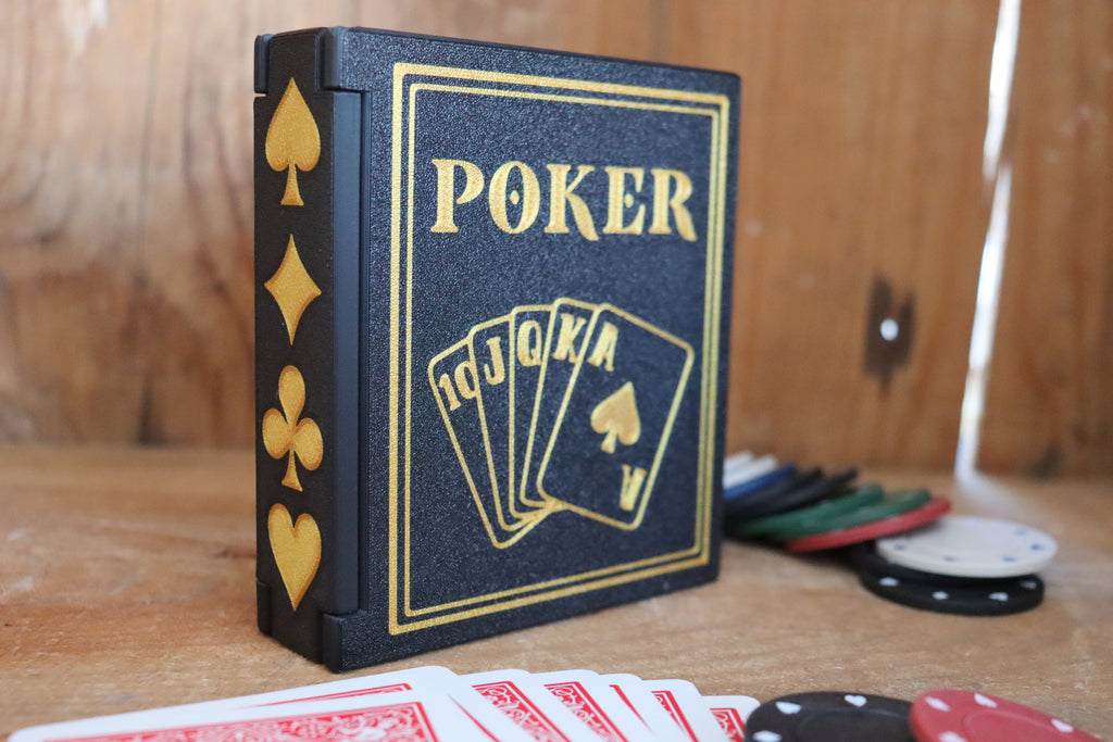 Coffret de luxe pour jeu de cartes Poker