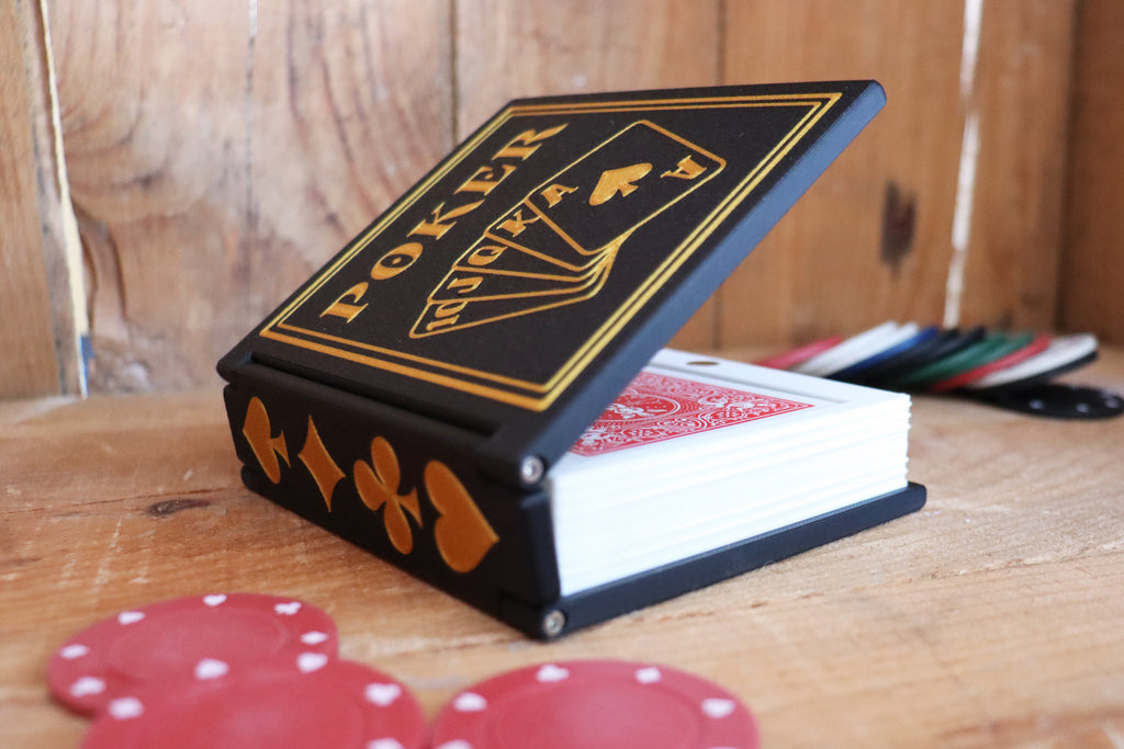 Coffret de luxe pour jeu de cartes Poker