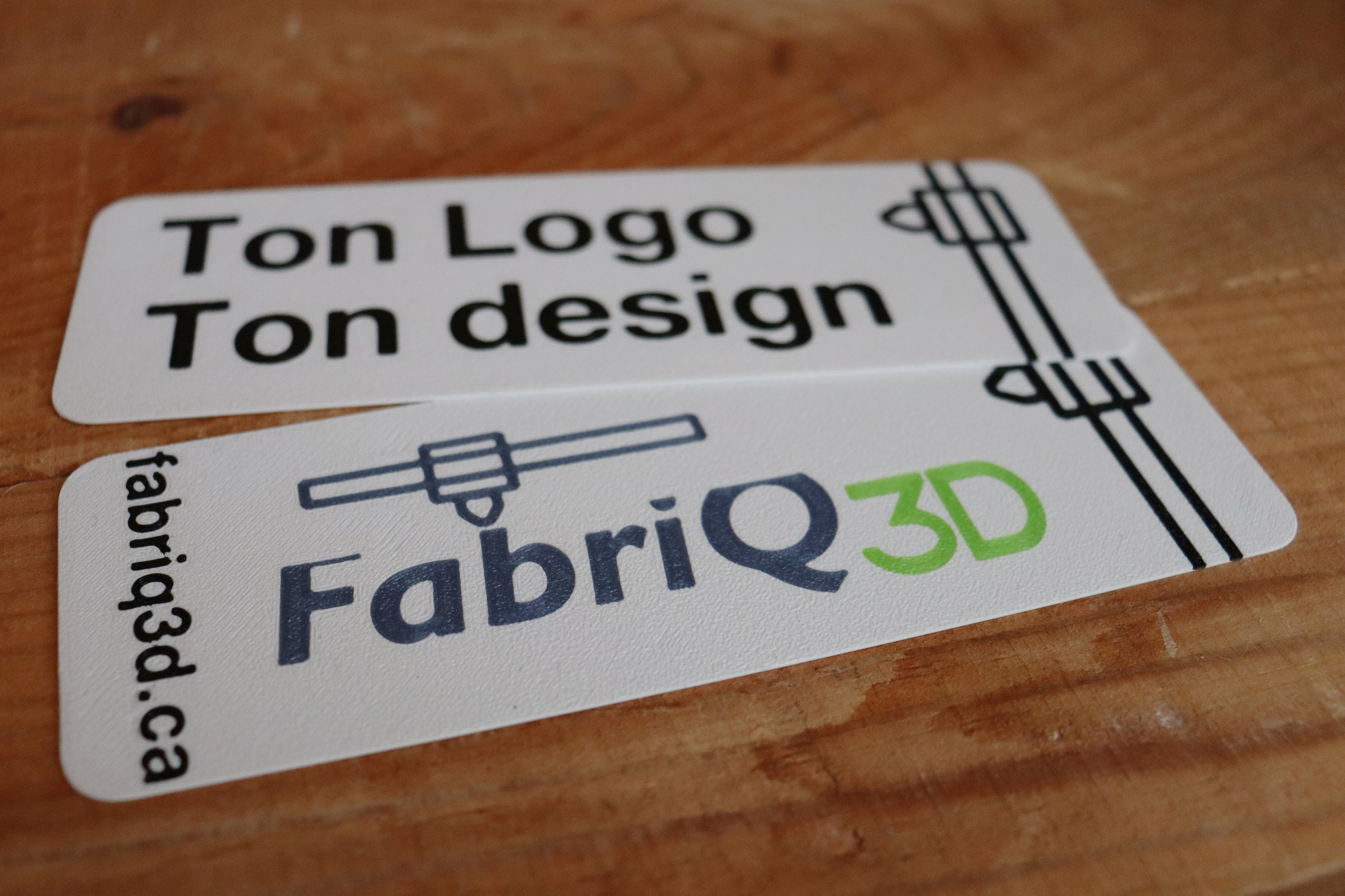 Signet promotionnel avec logo d'entreprise