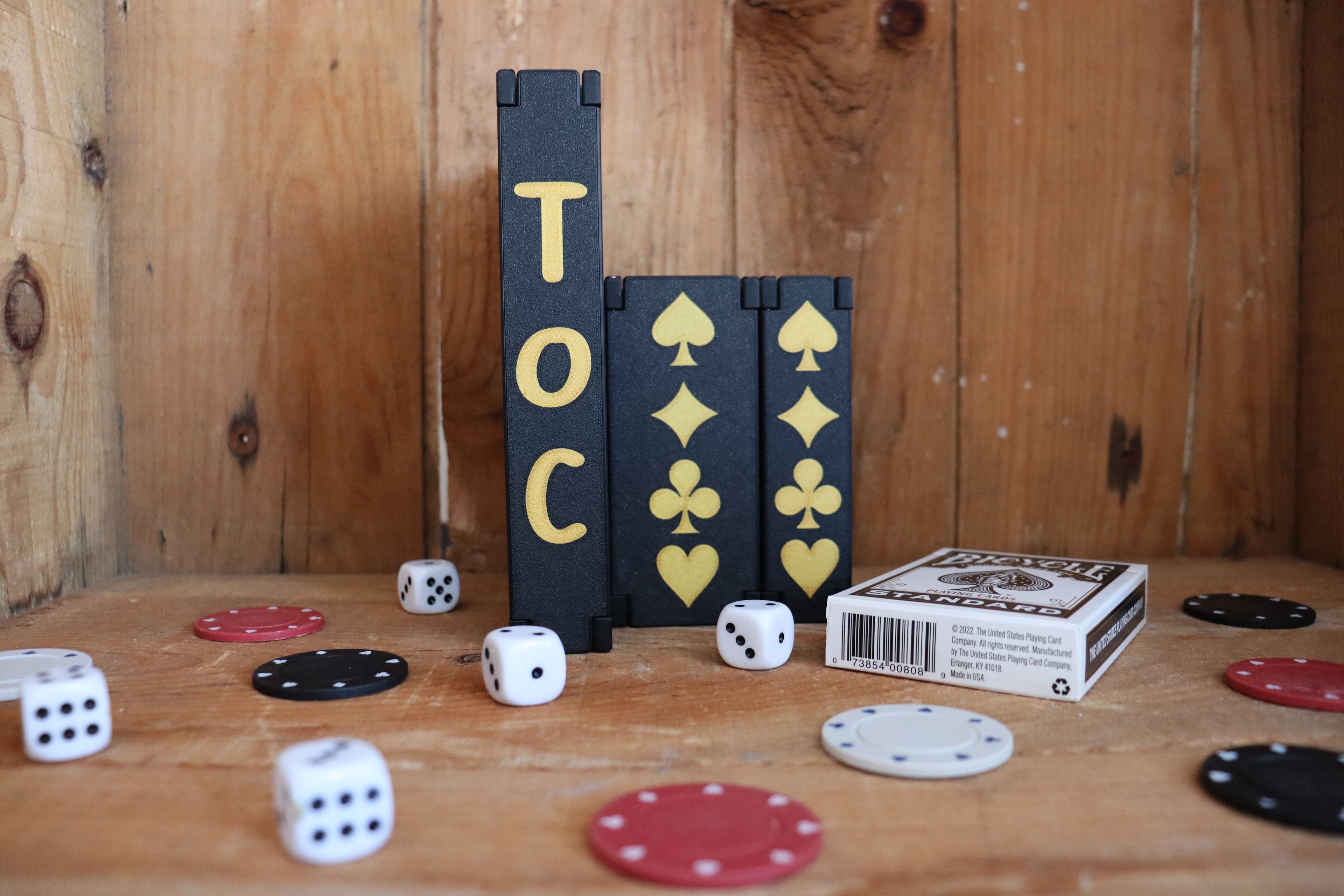 Coffret de luxe personnalisé pour jeu de toc