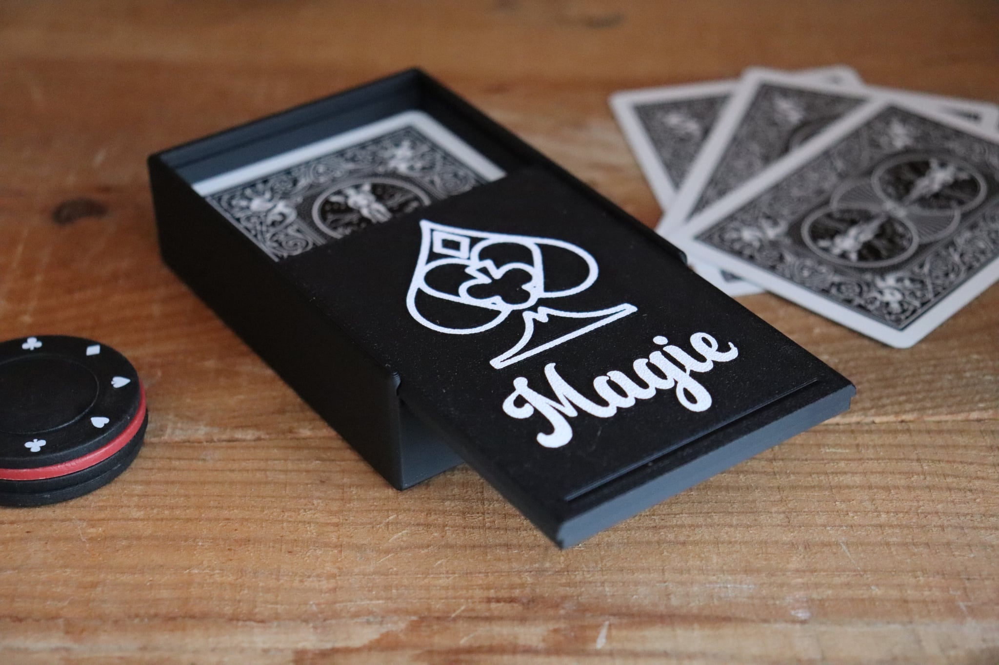 Coffret personnalisé pour jeu de cartes