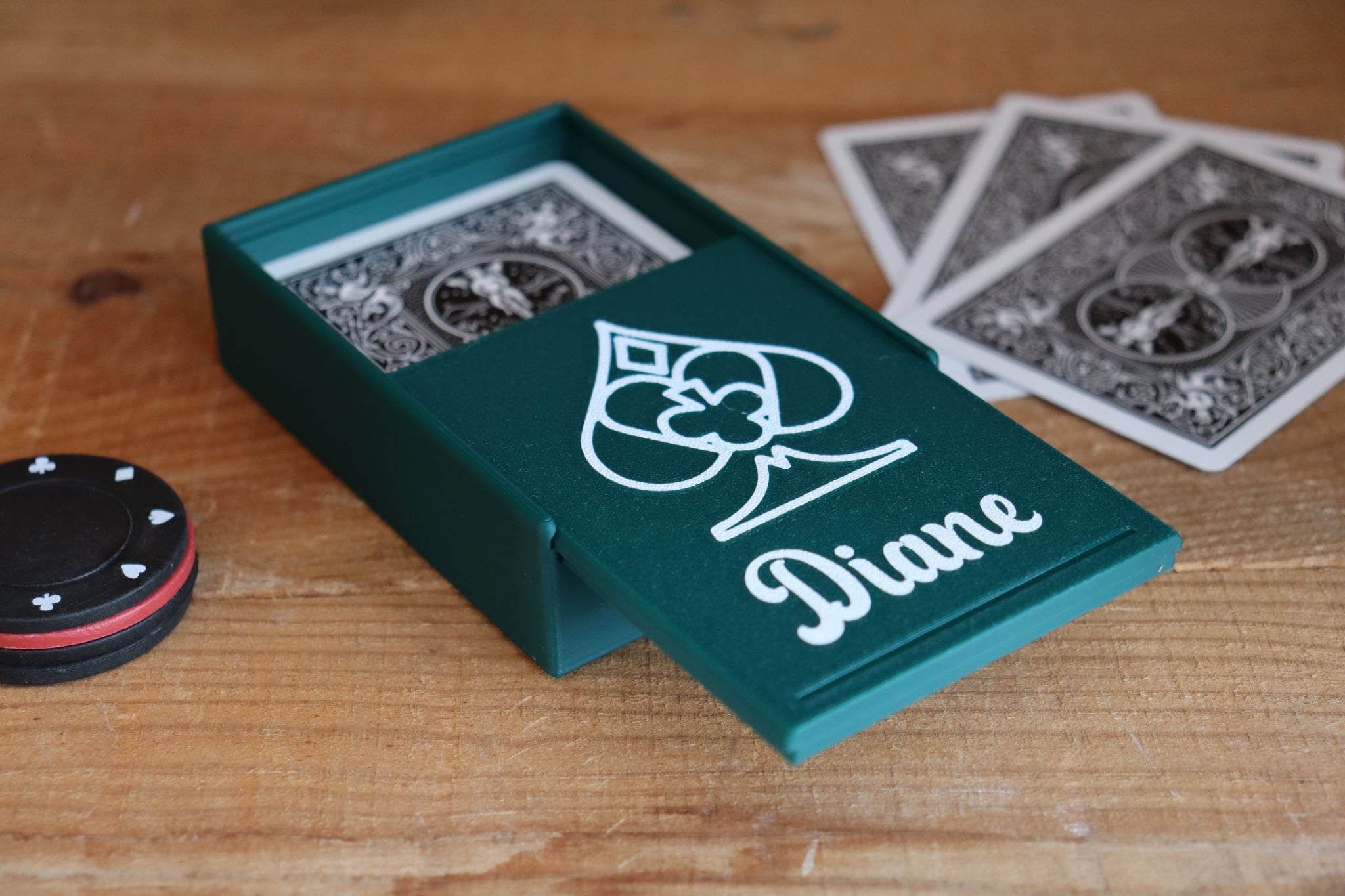 Coffret personnalisé pour jeu de cartes