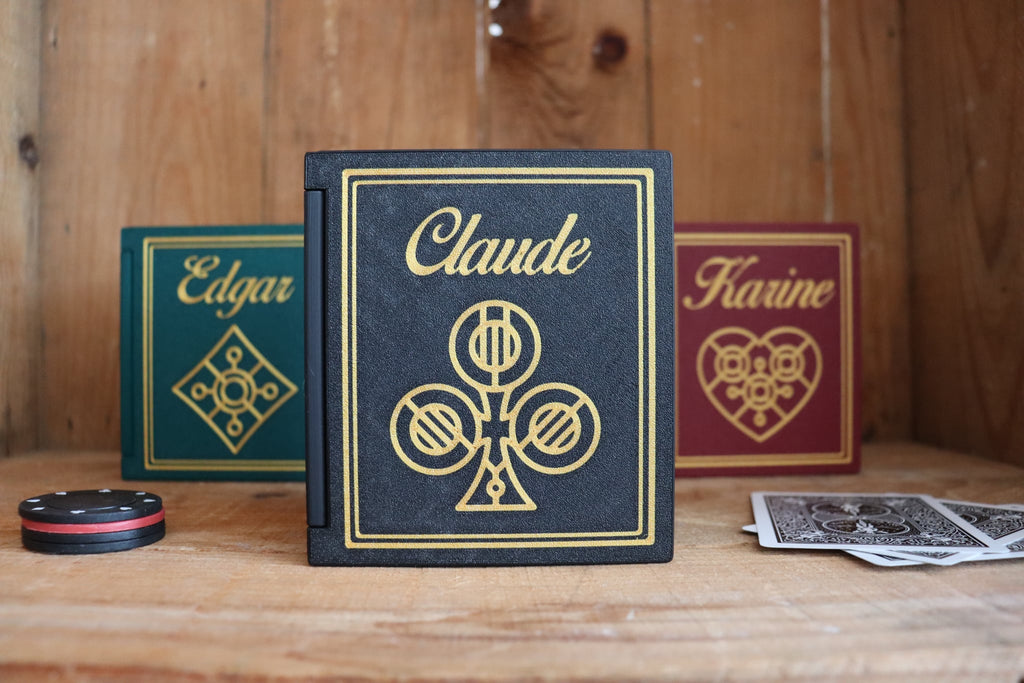 Coffret de luxe personnalisé pour un jeu de cartes
