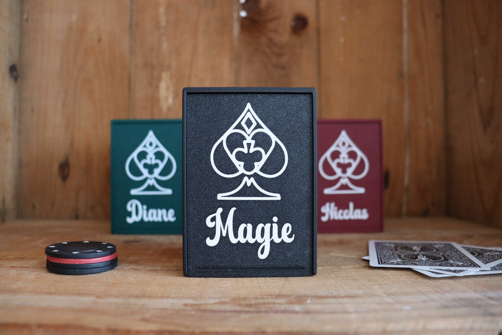 Coffret personnalisé pour jeu de cartes