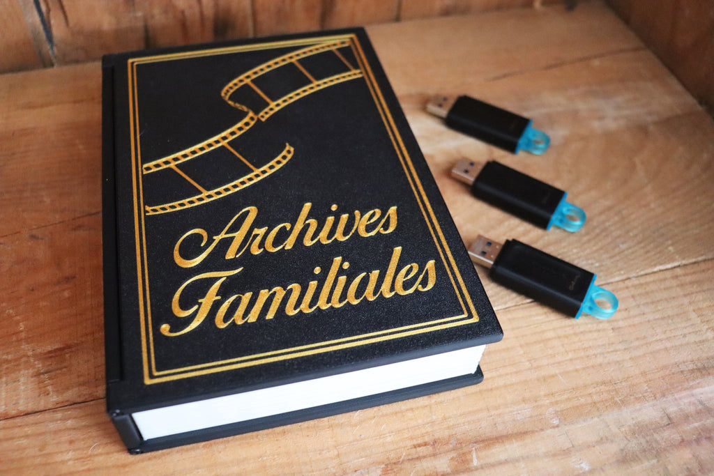 Coffret 10 clés USB Archives familiales - NOIR
