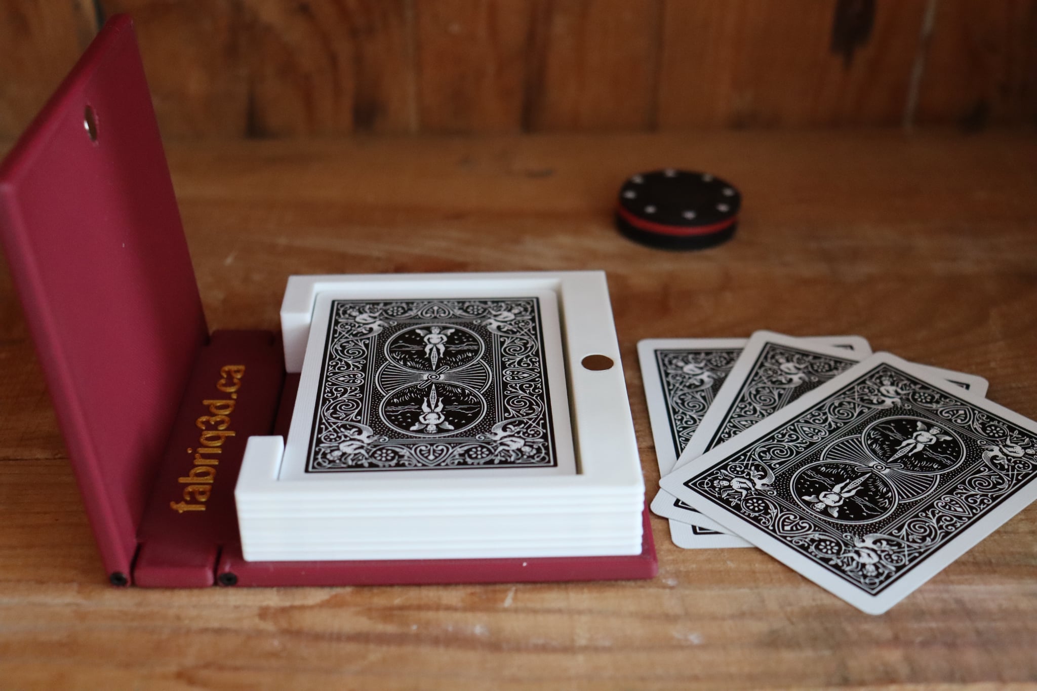 Coffret de luxe personnalisé pour un jeu de cartes