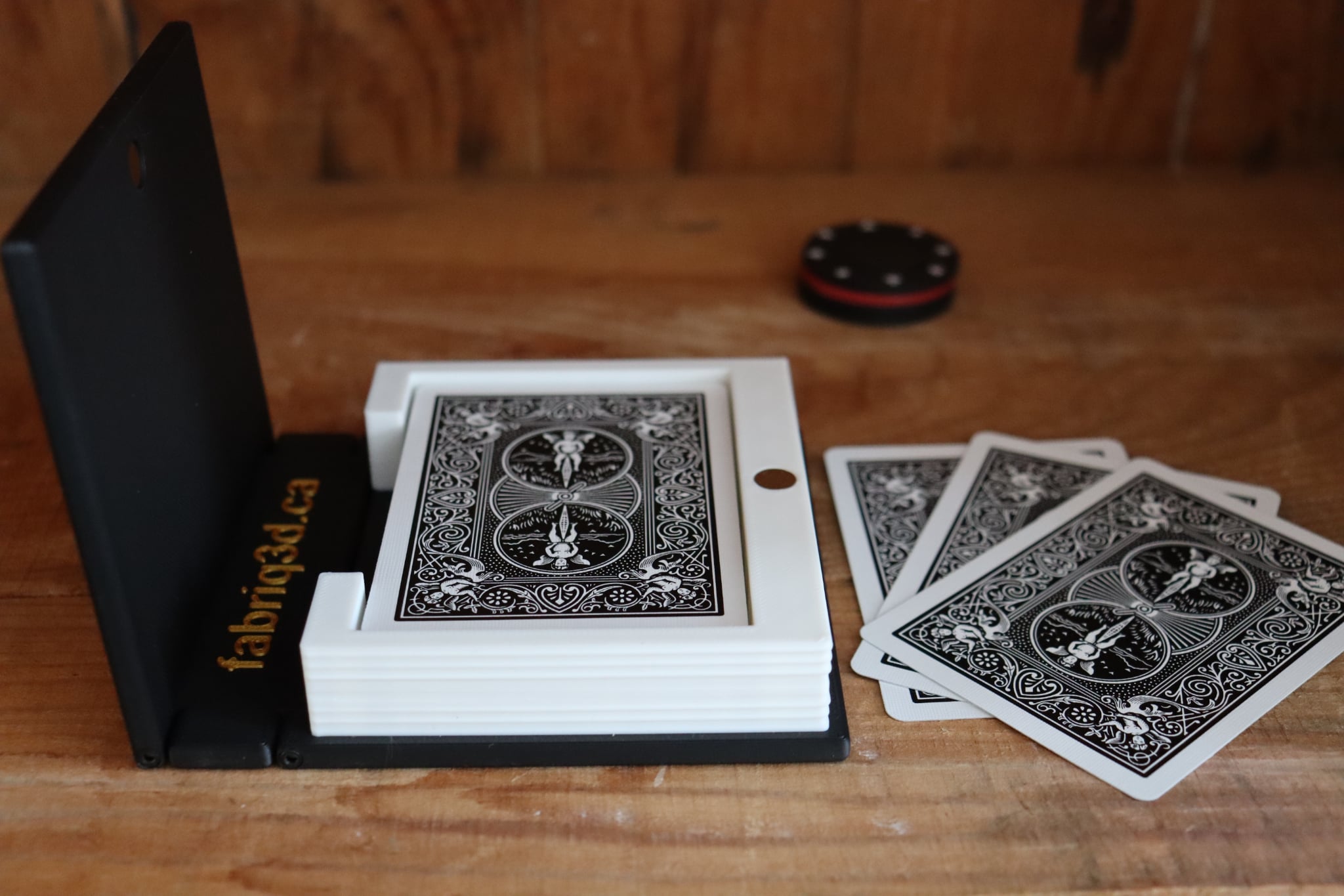 Coffret de luxe personnalisé pour un jeu de cartes